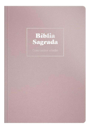 Bíblia Rc Grande Com Cantor Cristão Luxo Rosa, De Geográfica. Editora -occo Em Português