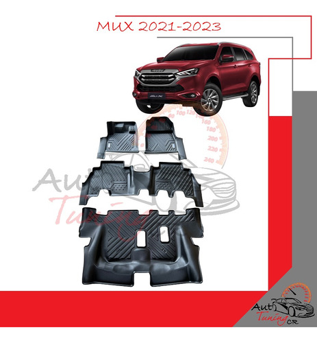 Alfombras Tipo Bandeja Isuzu Mux 2021-2023