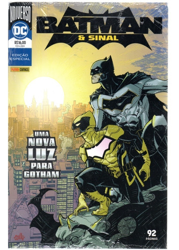 Batman & Sinal Edicao Especial - Uma Nova Luz Para Gotham - Em Português - Editora Panini - Formato 17 X 26 - Capa Mole - Bonellihq Cx475 J23