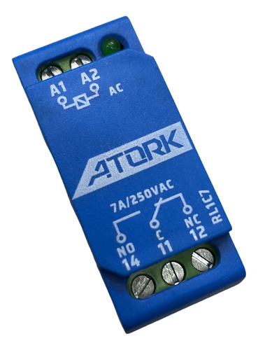 10 Reles Interface Acoplador Atork 24v Ac/dc