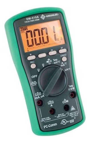 Multímetro Greenlee Dm-510a