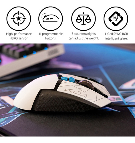 Sensor De Ratón/11 E-sports Hero Logitech K/da Edition Hero
