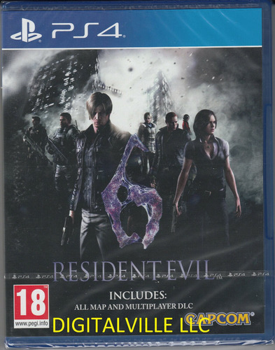 Resident Evil 6 Ps4 Sony