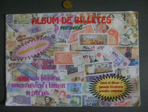 Album De Billetes Paysandu Vacio Figuritas Año 1994