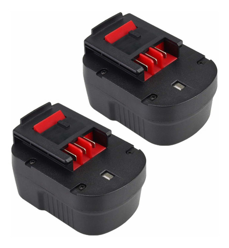 2pack 3600mah Ni-mh Replacement For Black And Decker 12v Bat