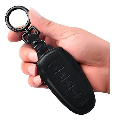Tukellen For Ford Leather Key Fob Cover Key Shell Zyz6u
