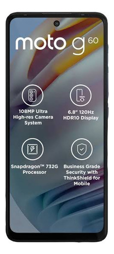 Celular Motorola G60 Plateado 