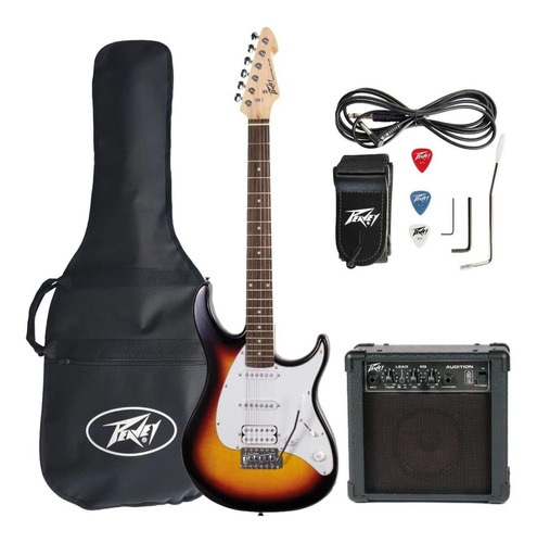 Paquete De Guitarra Eléctrica Raptor Plus Jr Pk-sb Peavey Color Color sunburst