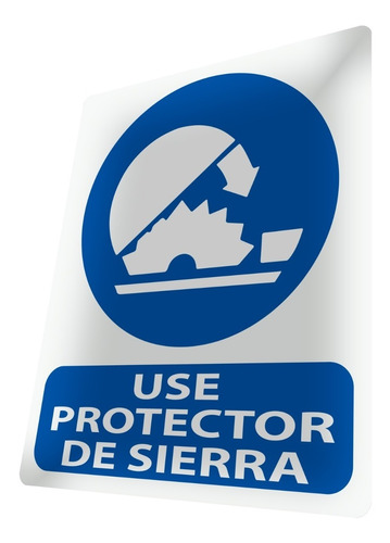 Use Protector De Sierra Señalética Seguridad Industrial