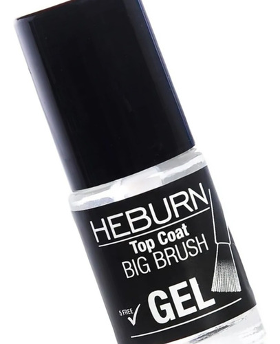 Heburn Esmalte Uñas Top Coat Laca Protección Manicuria 220 Color Transparente