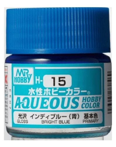 Mr Hobby Aqueous H15 Bright Blue Azul Brillante Gloss Japon