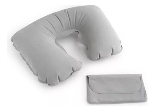 Cojin Inflable Cuello Viaje Portatil Pasajero Descanso Sueño