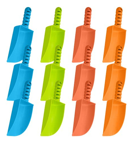 12 Pack Sand Shovel For Kids Bulk, Heavy Duty Plastic B...