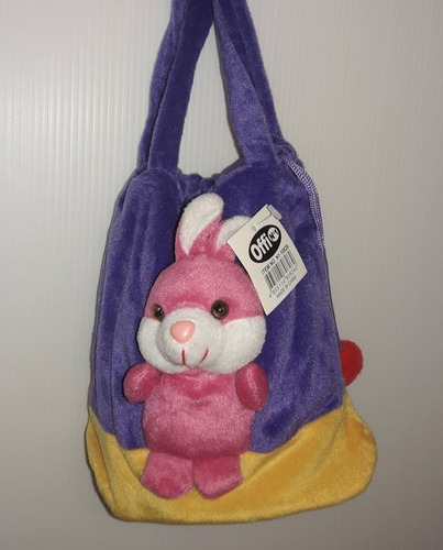 Mochila Infantil Peluche Animal Nena Velvet