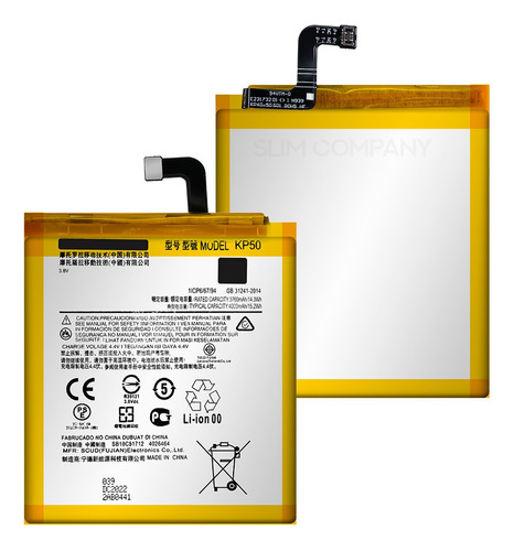 Batería Pila Para Moto One Zoom Xt2010-1 Kp50 3760mah