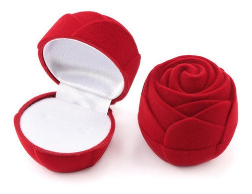 Estuche Caja Anillo Rosa Roja , Compromiso, Regalo Tureloj