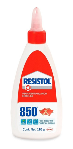 Pegamento Blanco Resistol 850 110gr