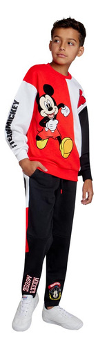 Conjunto Casual 2 Piezas Mickey Mouse Cmic Multicolor Niño