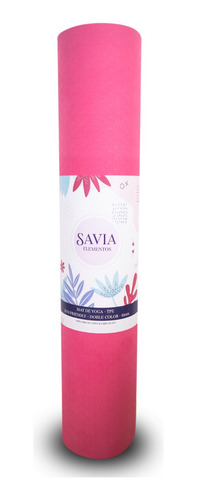 Mat De Yoga - Eco Friendly Tpe 6mm - Color Rosa - Savia