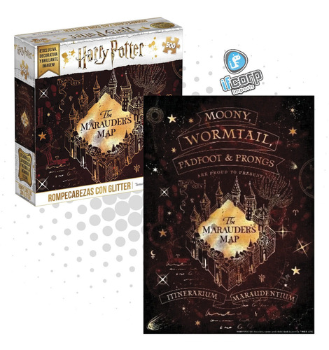 Rompecabezas Con Glitter 500 Piezas Harry Potter Novelty