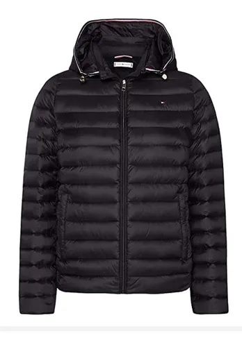 Chamarra tommy hilfiger mujer negra hotsell