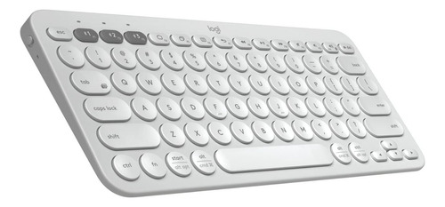 Teclado Logitech Pebble Keys 2 K380s Inalambrico Bluetooth Color del teclado Blanco Idioma Español