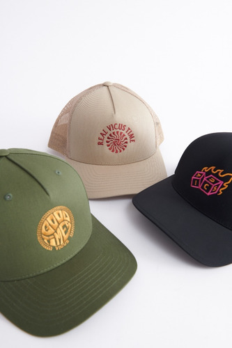 Imagen 8 de 10 de Gorra Cap Vicus Fire Negro