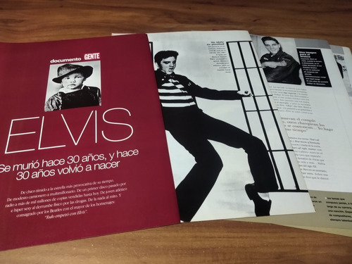 (q119) Elvis Presley * Clippings Revista 5 Pgs * 2007