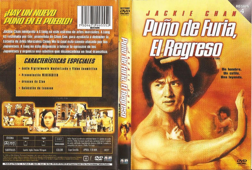 Puño De Furia El Regreso Dvd Jackie Chan Dvd Original