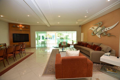 Imagem 8 de 30 de Casa Na Praia, Condomínio Fechado, Alto Padrão, 6 Suítes, Piscina, Churrasqueira, 4 Vagas, Acapulco, Guarujá. - Ca0283
