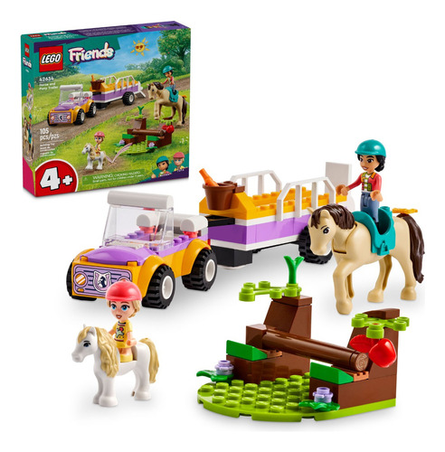 Lego Friends 42634 Trailer De Cavalo E Pônei 4+ Anos Quantidade de peças 105