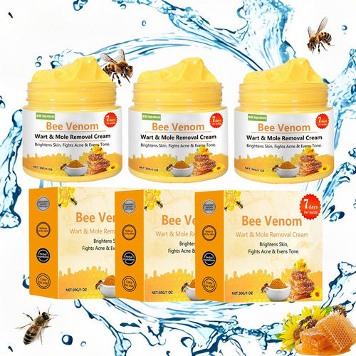 Crema Para Tratar Verrugas Y Lunares Con Veneno De Abeja