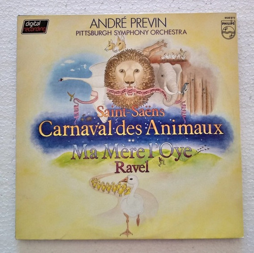 Lp Vinil Andre Previn Carnaval Des Animaux