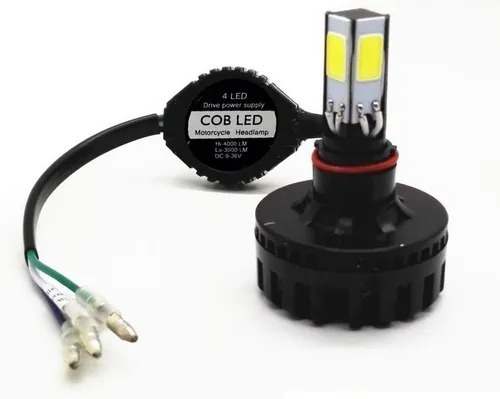 Kit Cree Led Moto Auto 4 Lados Alta Baja Blanca 3500 Lumens