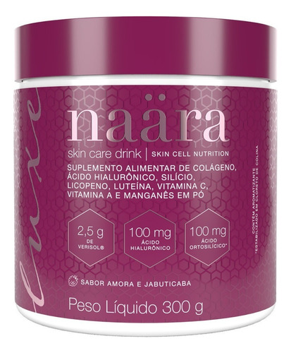 Naara Luxe Skin Care Colágeno Verisol E Ácido Hialurônico