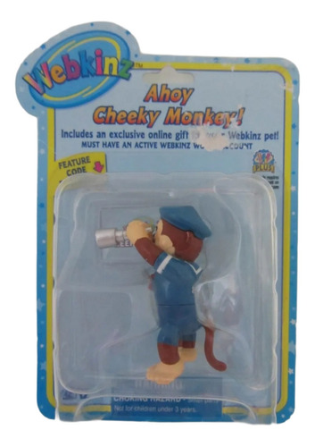 Webkinz World Ahoy Cheekie Monkey Mono Con Telescopio Dora