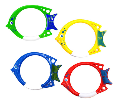 Juguetes De Anillos De Peces, 4 Anillos De Peces De Buceo