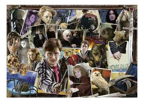 Imagen 3 de 3 de Rompecabezas Ravensburger Classic Harry Potter 15170 de 1000 piezas