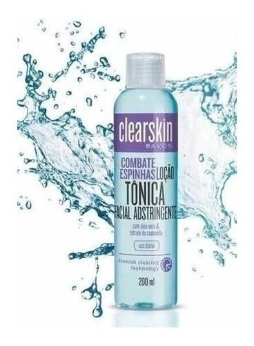 Clearskin Loção Tônica Facial 200ml Adstringente