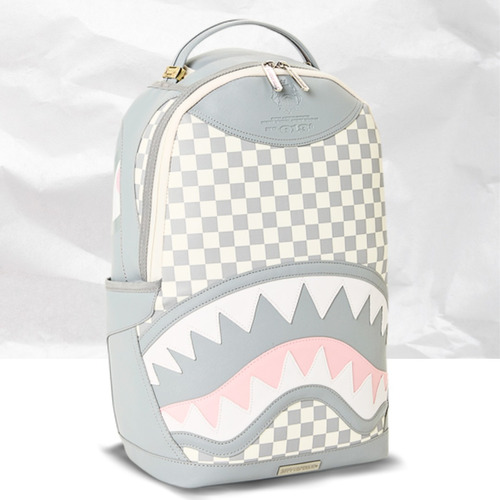 Morral Sprayground Gris Boca Dientes Agente Autorizado 