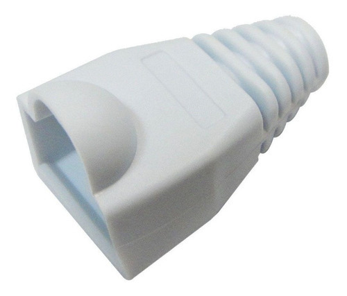 50x Capa Boot P/ Plug Modular Rj45 Cy-7020-wh Branca Seccon Cor Branco