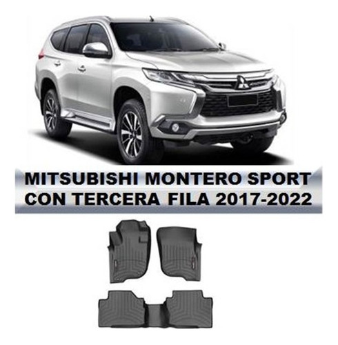 Alfombra Weathertech Tipo Bandeja Montero Sport 22-24 Ps