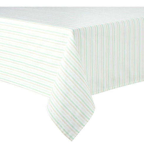 Martha Stewart Daisy Stripe - Mantel Individual, Verde, 60 X