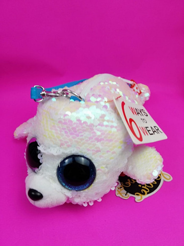 Ty Beanie Boos Bolsa Con Lentejuelas Reversibles Foca Icy 