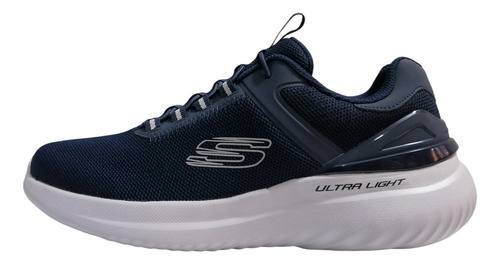 Tenis Skechers Bounder 2.0 Color Marino/ Suela Gris (232673)