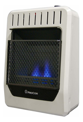 Procom Heating Calentador De Gas De Llama Azul Sin Ventilaci