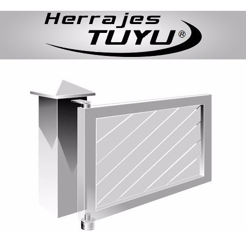 Imagen 5 de 5 de Kit Art 45 Pivot Ruleman Herrajes Roma Puerta Porton Pesada