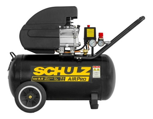 Compressor de ar elétrico portátil Schulz Air Pro MSI 8,5/50 50L 2hp 220V preto
