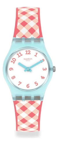 Reloj Swatch Picnoemie Ll125 Color de la correa Blanco Color del fondo Blanco
