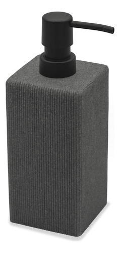 Dispensador De Jabón Varato Diseño Moderno Gris 20 Cm